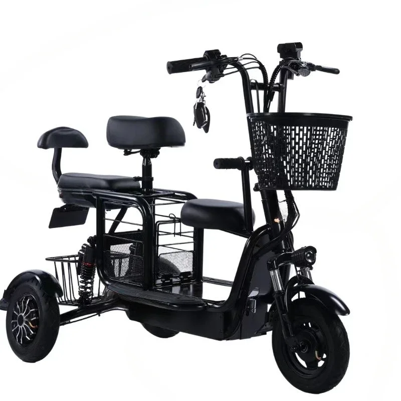 Triciclo Elettrico Pieghevole Scooter Elettrico Pieghevole A Tre Ruote Per Il Tempo Libero Triciclo Pedicab Trike Veicolo Elettrico Pedica