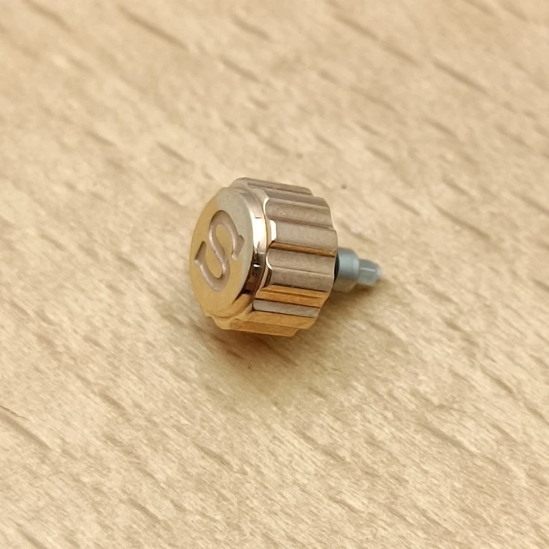 Elegant Silver Gold Black Watch Crown Replacement for NH Watch Movement Collection