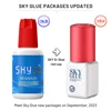 10 Bottles SKY S+ Type Glue for Eyelash Extensions Red Cap Fast Drying Korea False Lash Glue 5ml Makeup Tools Wholesale Adhesive 2