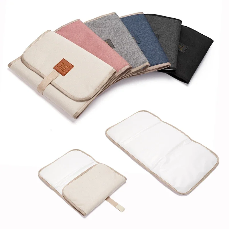 Diaper Changing Pad Diaper Changing Mat Baby Portable Foldable Washable Compact Travel Nappy Diaper Changing Mat Waterproof Floor Change Play Mat Infant Care Products