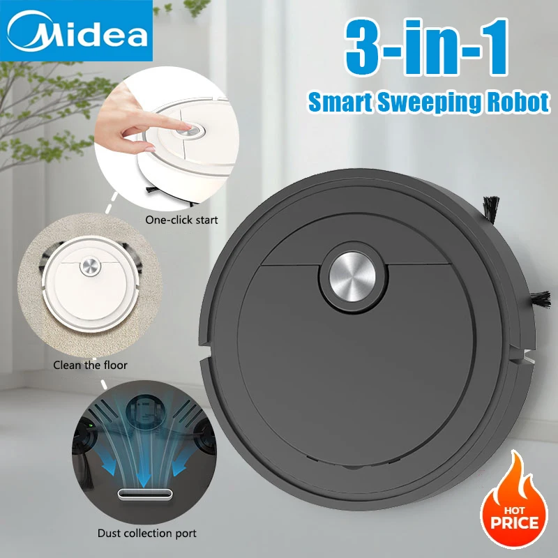 Робот-пылесос Midea Smart Sweeping Robot 3-in-1, обзор, отзывы, характеристики, купить
