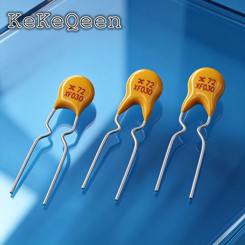 10-Pack Self-Recovery 0.3A Resettable Fuses - 72V, Pitch 5mm