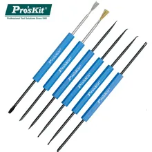

Pro'sKit DP-3616 Soldering Aid Tools Help Welding Tools Double Head Welding Auxiliary Tools 6 Pcs 12 Uses Soldering Station Aid