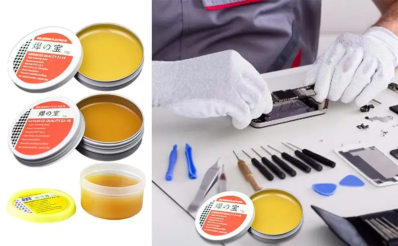 No Clean Flux Paste For Welding Reballing Soldering Welding Flux Solder Paste  Safe Ingredients Soldering Tool Soldering flux