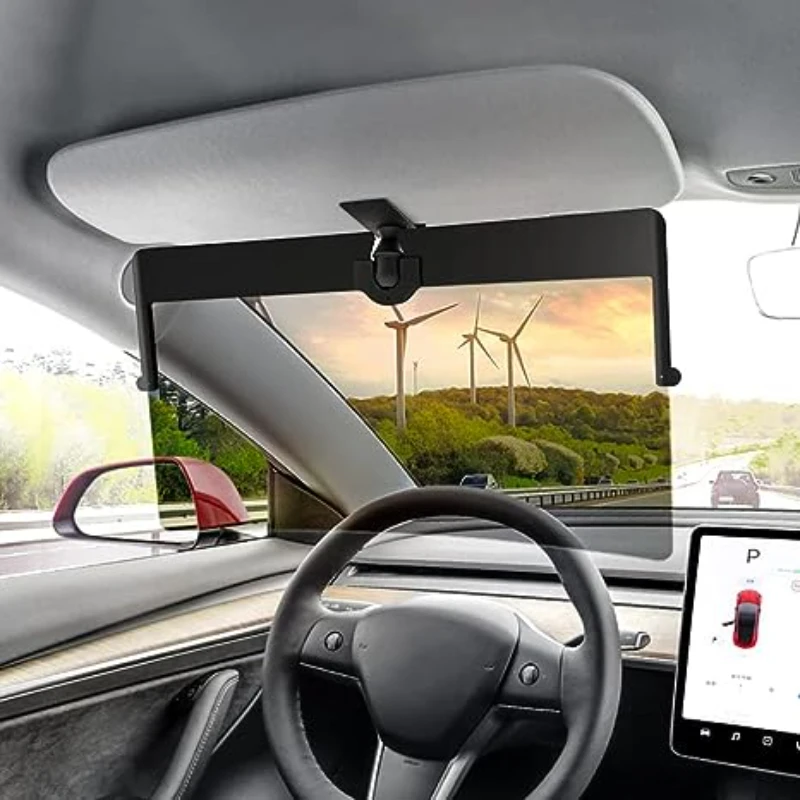 

Car Mounted Front Gear Car Interior Strong Light Anti Glare Sunshade Car Anti Glare Mirror Sunshade Extension Clip Type Sunshade