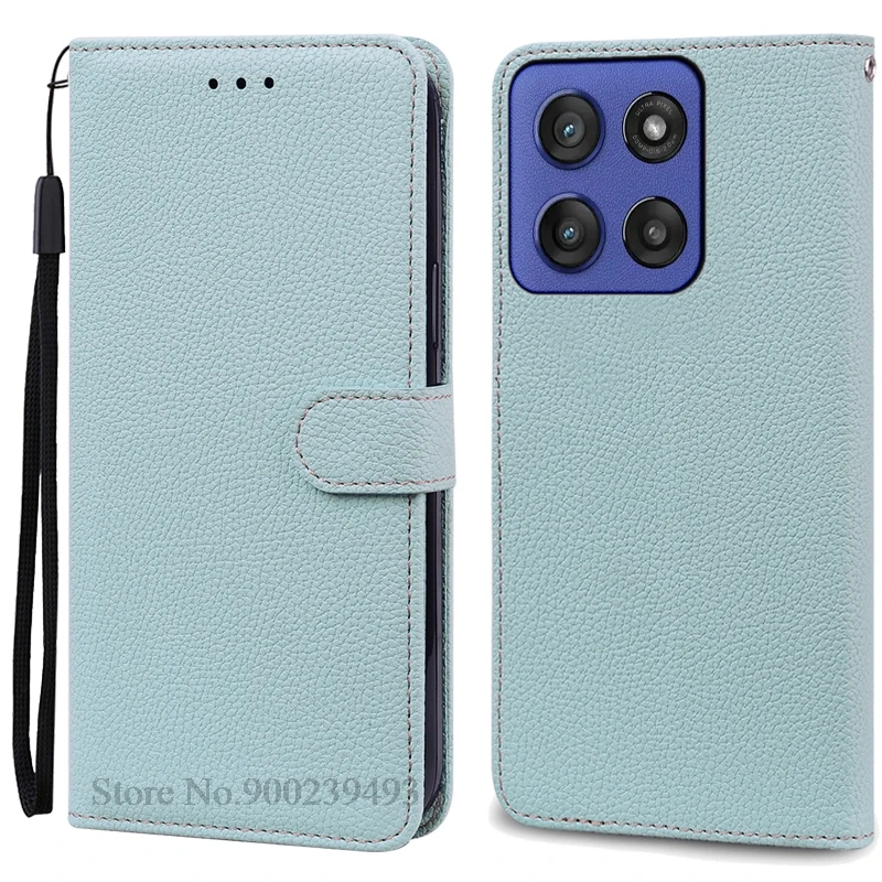 Motorola 5G Leather Wallet Flip Case - Premium Protective Cover