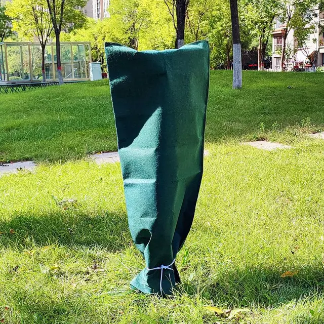 Új Zöld Meleg Növényi Burkolat Fa Cserje Fagyos Téli Védelmi Táska Dzseki Udvar Kerti Fagy Takaró Növény