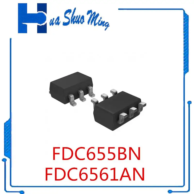 

20Pcs/Lot FDC86244 FDC8878 FDC6561AN FDC655BN SOT23-6