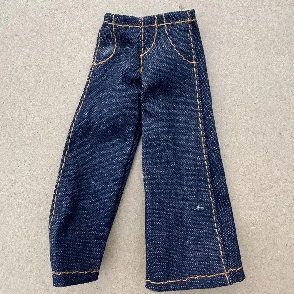 Handmade Vintage Hip-Pop Doll Trousers - DIY Accessory