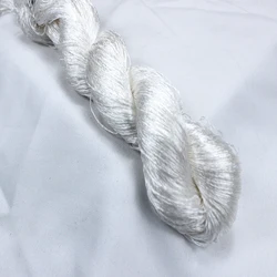 Premium Silk Embroidery Thread - 400m Spool - 100% Pure Silk - Black, White & 4 Vibrant Colors (1)