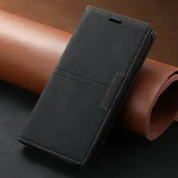 Luxurious Leather Flip Wallet Phone Case with Magnetic Closure and Card Holder for Google Pixel 10Pro (Black)