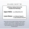 Cabinets Kitchen Starter Sets, Office Kitchenette, Small Home Kitchenette, Apartment Kitchenette Durable, Hardwood Cabinets 2