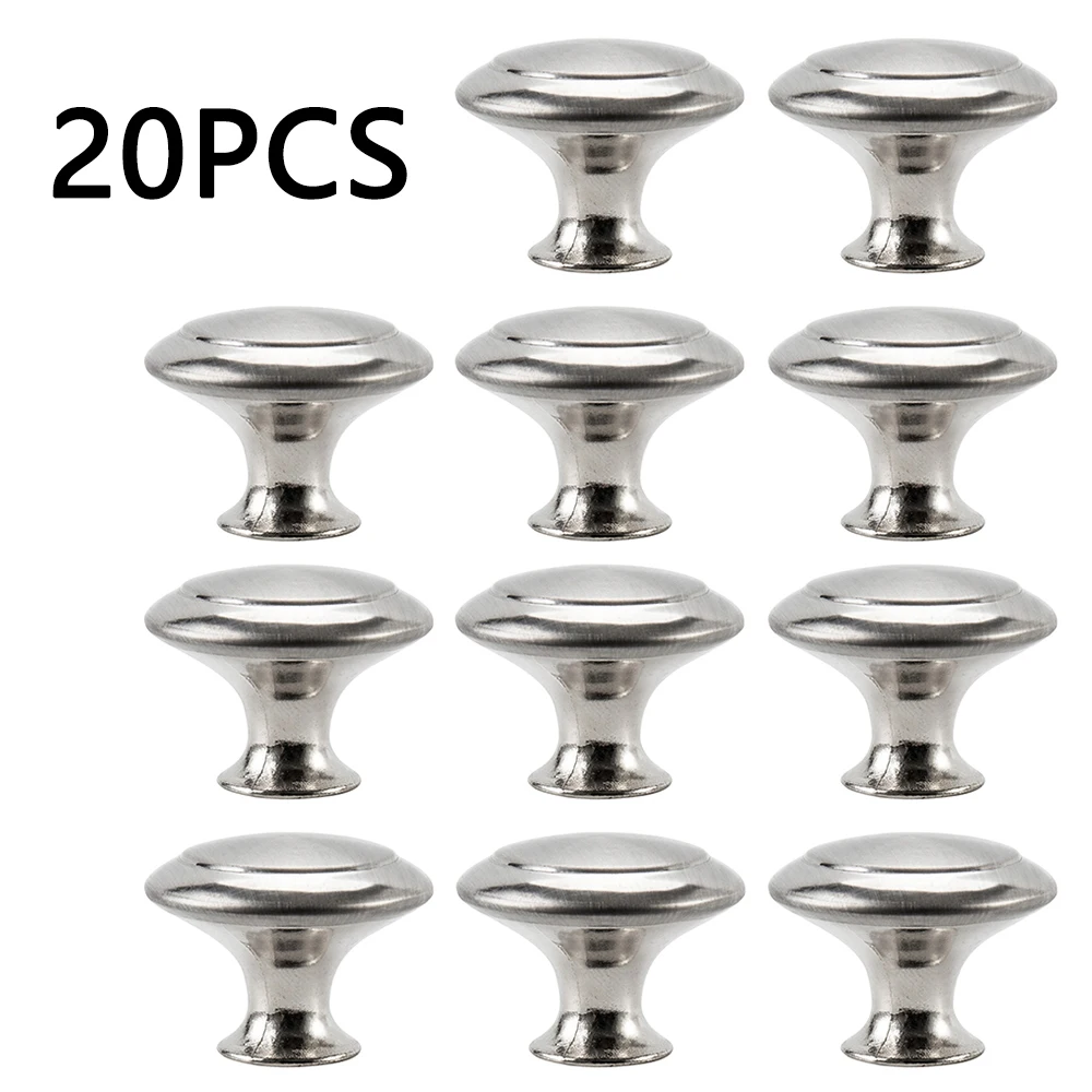 Furniture Handles 1/10/20/25Pcs Door Knobs Stainless Steel Drawer Cabinet Handles Kithcen Cupboard Pull Handles