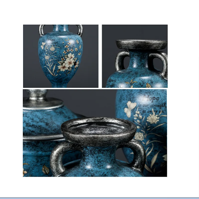 Jingdezhen Ceramic Vase Vintage Chinese Traditional Vases Home Decoration Animal Vase Fine Smooth Surface Furnishing Articles 5
