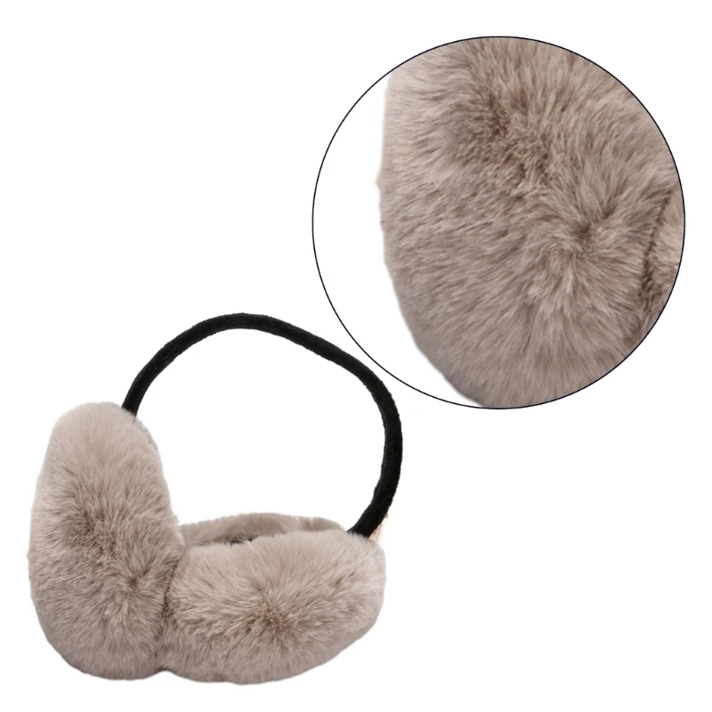 Unisex Ear Warmers Plush Winter EarMuffs Women Men Cold Proof Fashion Winter Earmuffs Solid Color Ear Warmer
