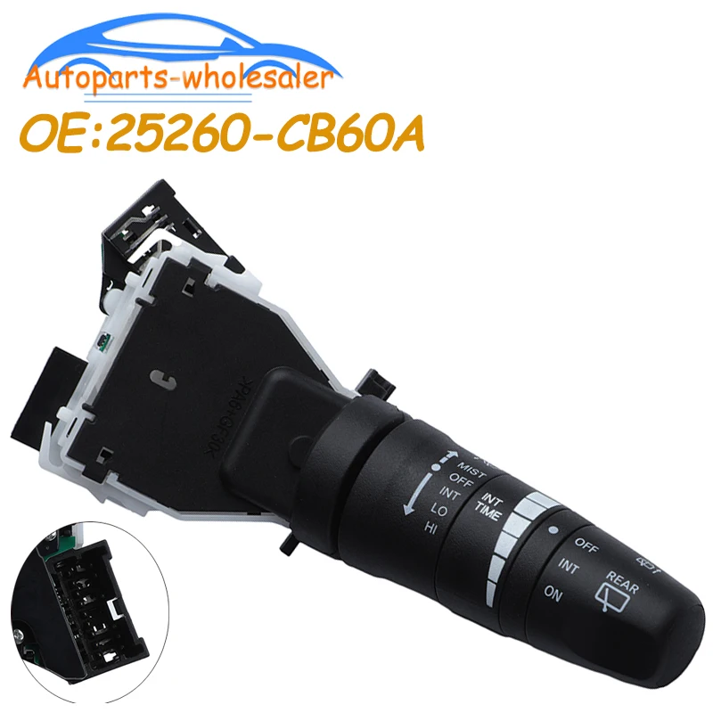 Windshield Wiper Column Combo Switch For Nissan Armada Rogue Versa X-Trail