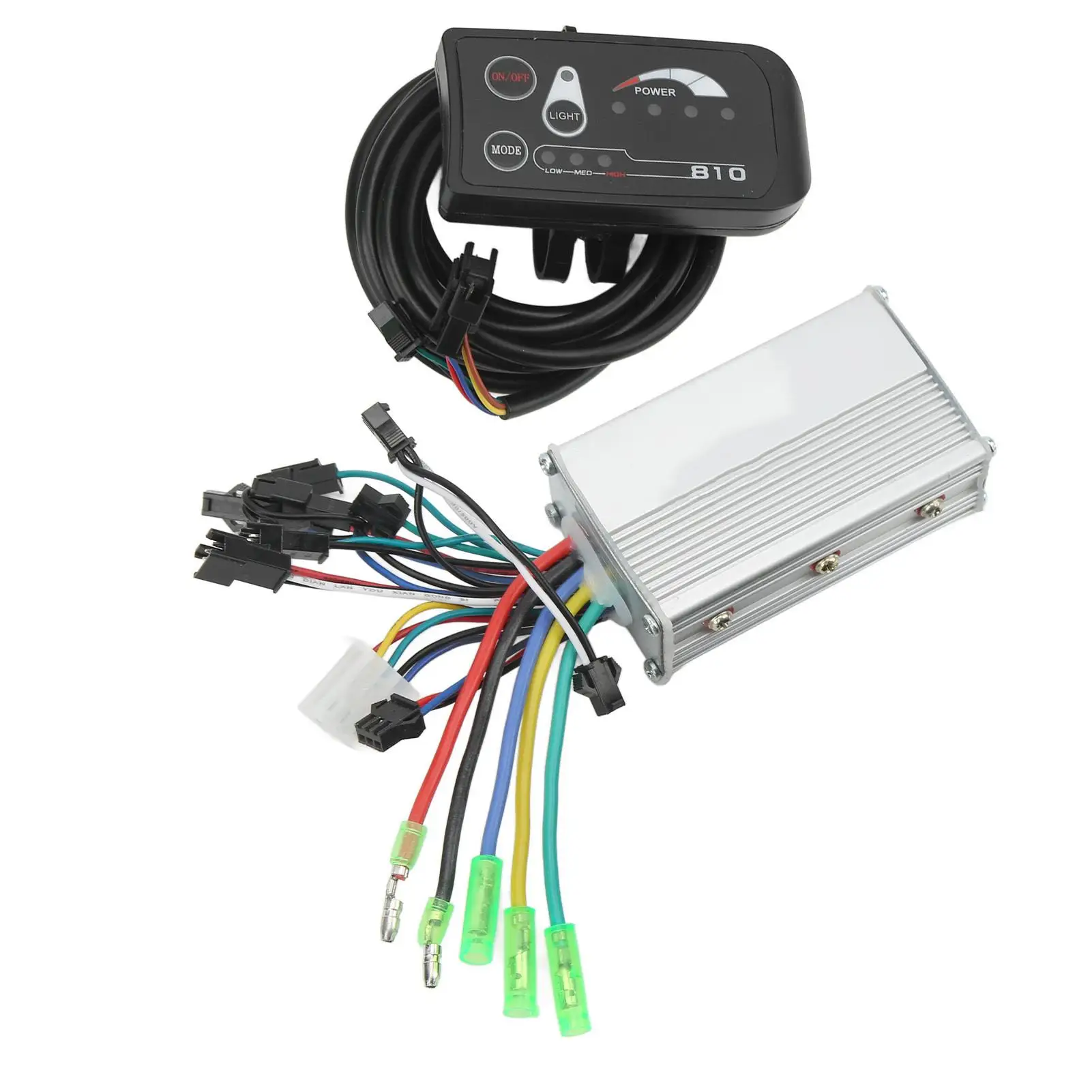24V 36V 48V 250W 350W Electric Bike Brushless Controller Kit With 810 LED Display For Bike Conversion System