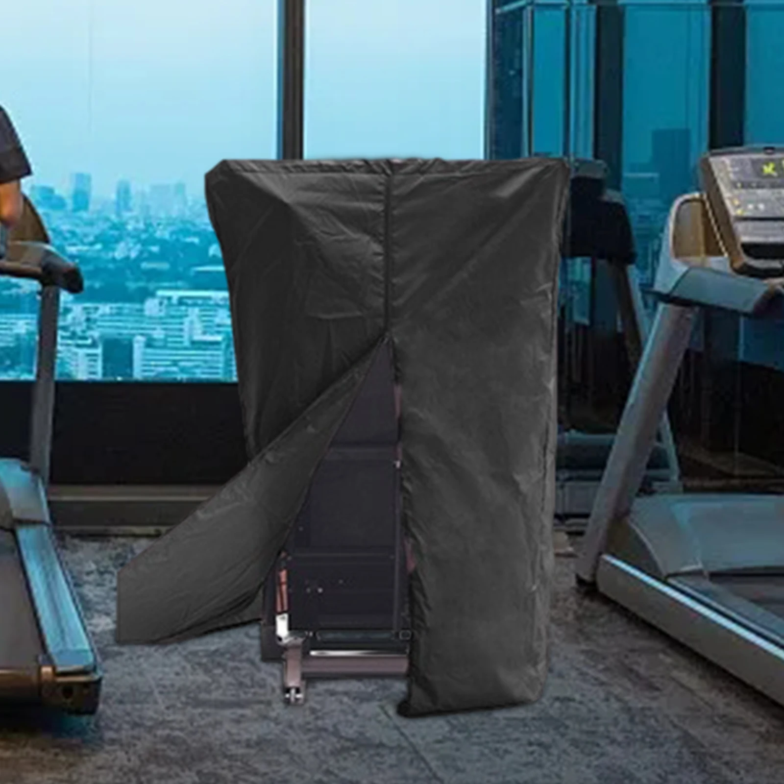 Treadmill Cover for Folding Jogging Machine Cover for Workout Indoor Running Machine Protective Sunscreen Exercise