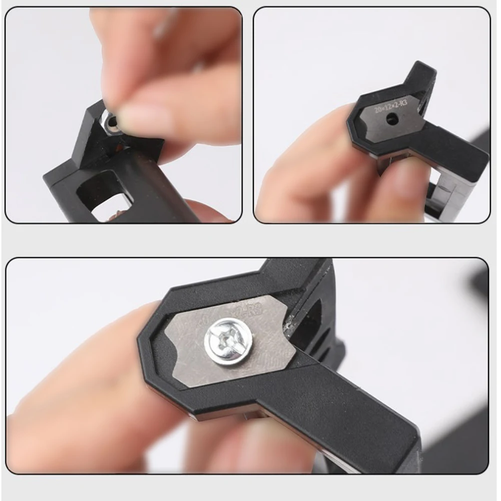 Woodworking Blade Edge Corner Planer Manual Planer Wood Chamfering Fillet Scraper Board Deburring Tool Edge Banding Arc Trimmer