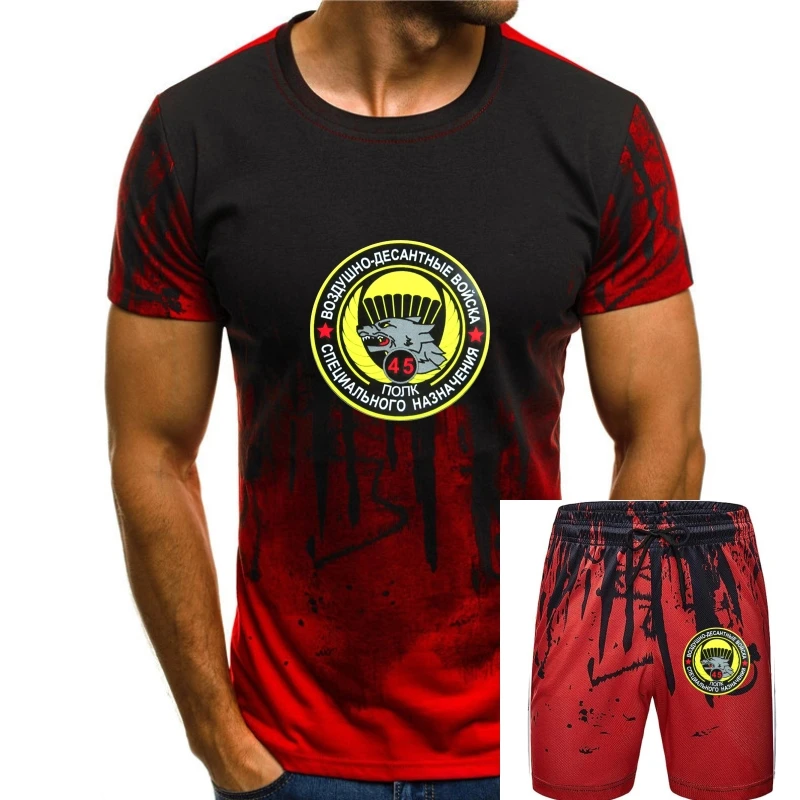 

2020 Fashion Rare Vdv Russian 45Th Spetsnaz Brigade Special Forces Airborne T-Shirt Double Side Tees