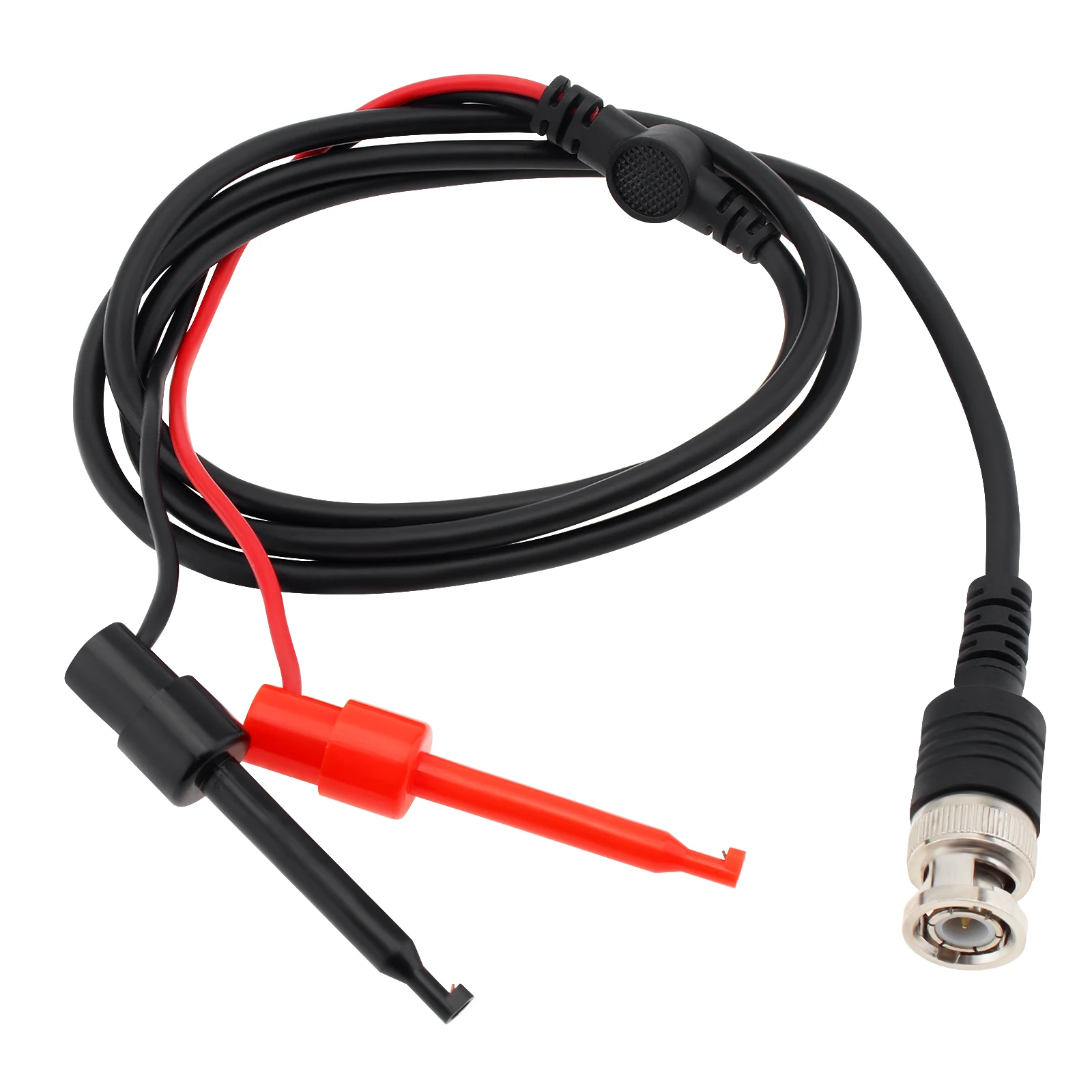 Description Picture 4 of item2pcs BNC Male Plug Q9 to Dual Testing Hook Clip Test Probe Coaxial Cable Line for Oscilloscope Measure Instruments