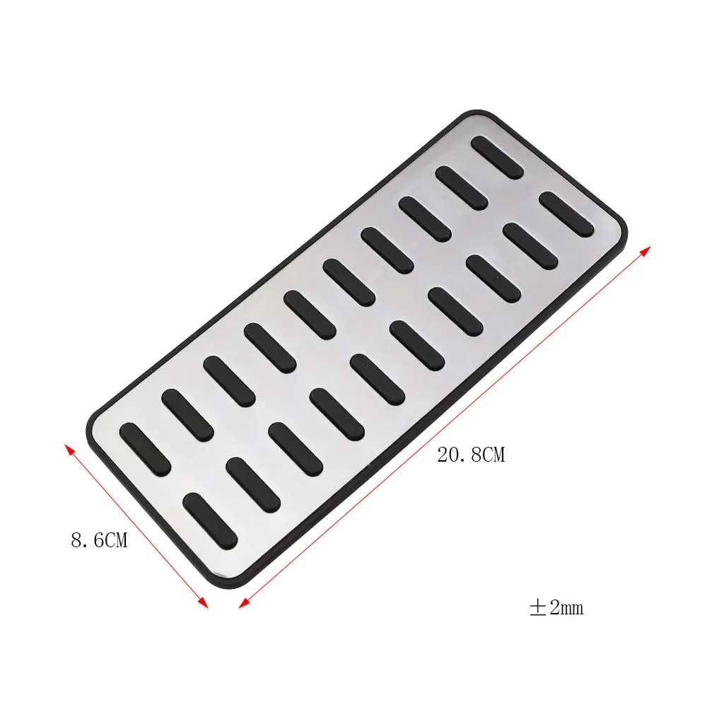 Car Pedals Fuel Brake Rest Foot Pedals for Hyundai Ix25 Creta Accent Verna Solaris Sedan 2011-for Kia K2 Rio Soul KX3 Pedal Cover