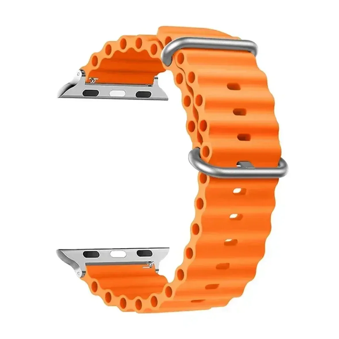 Silicone Ocean Strap for Apple Watch Band silicone watch band