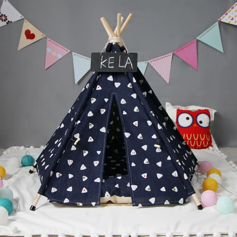 

New pet tent, navy blue eyes, corgi, dog nest, cat nest