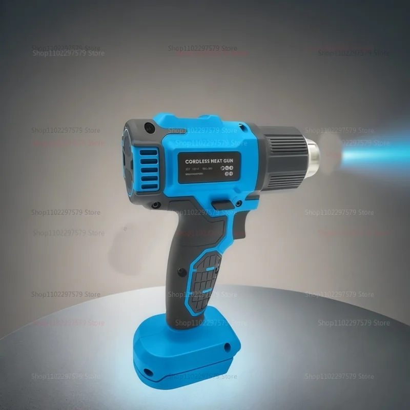 21V Cordless Rechargeable Hot Air Gun with Nozzles For Electric Crafting DIY Repair Makita Battery and Glue