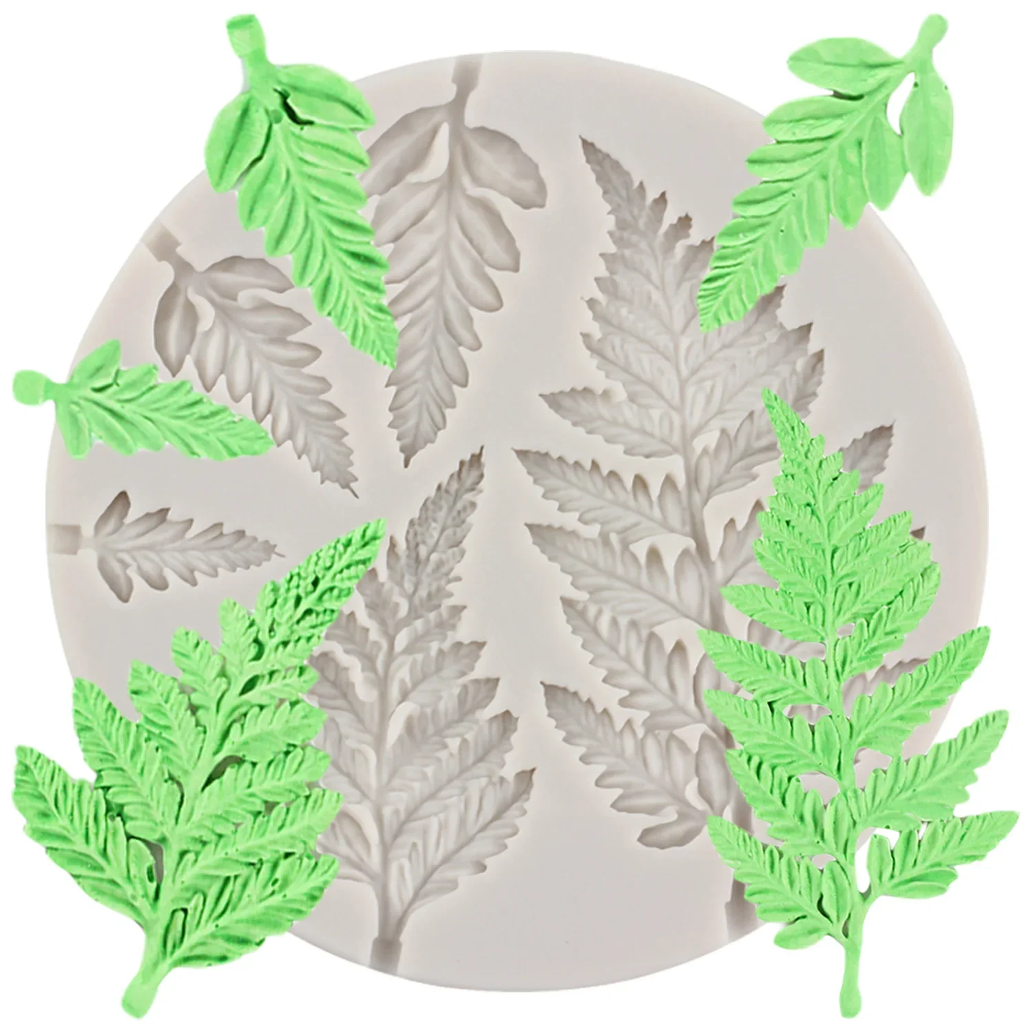 

Sugarcraft Leaf Silicone Mold Mimosa Fondant Molds DIY Cake Decorating Tools Candy Polymer Clay Chocolate Gumpaste Moulds