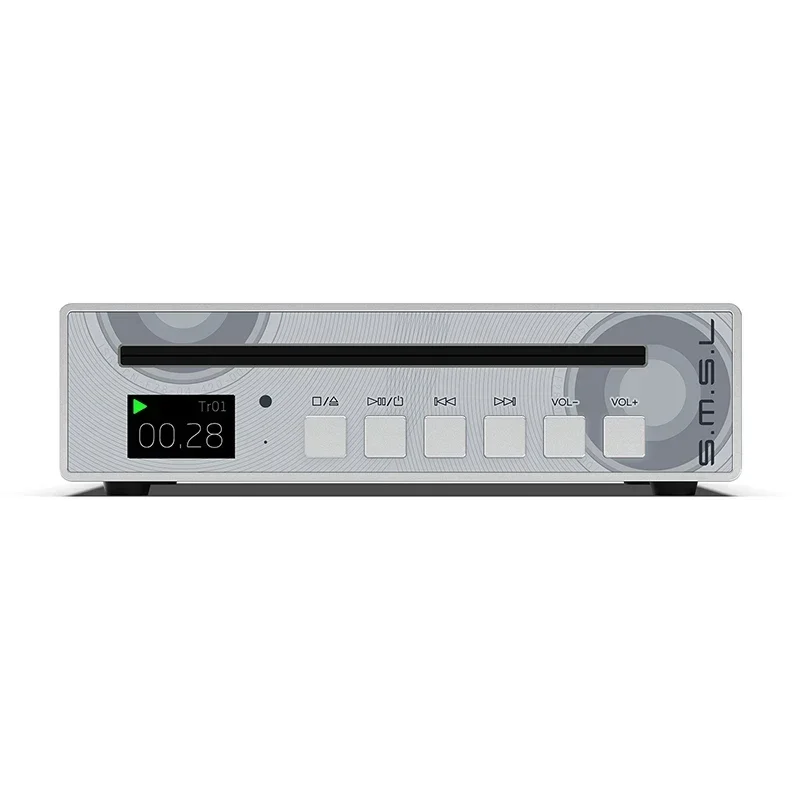 SMSL PL100 Hifi CD Player CS43131 MQA RCA Optical 3.5mm Headphone With Remote Control
