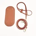 3Pcs Brown Oval