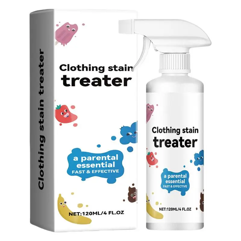 120ml Fabric Stain Remover Oil Cleaning for Clothes Travel Size Laundry Grease Stain Remover for Clothes Portable