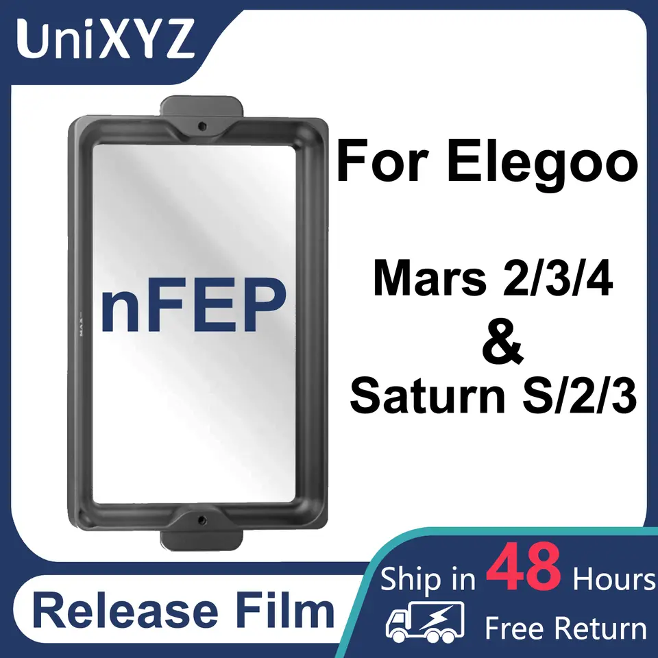 2pcs/5pcs NFEP Release Film for Elegoo Mars 2 3 4 Max Pro DLP Saturn 4 3 2 Ultra 4K 8K 12K UV Resin 3D Printer FPA Release Film image 1