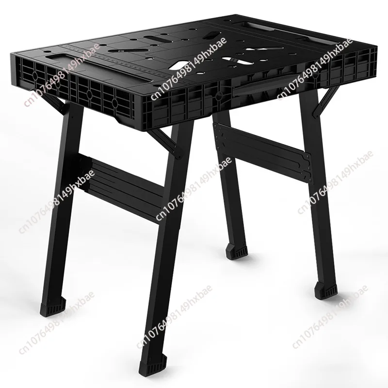 Çok fonksiyonlu portatif ağaç işleme tezgahı Katlanabilir Açık Hava Ağaç İşleme Kesme Masası