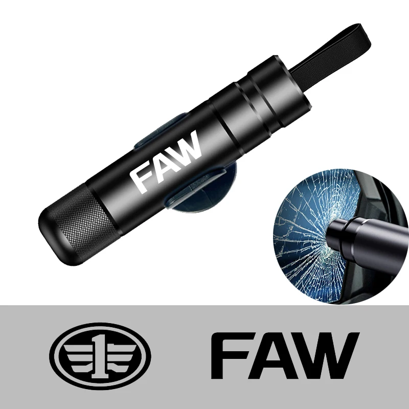 Auto Safety Hammer Auto Window Breaker Taglierina Per Cintura Di Sicurezza Per Faw Besturn B90 B70 B50 B30 T99 T77 Hongqi H9 Hs5 Car Rescue