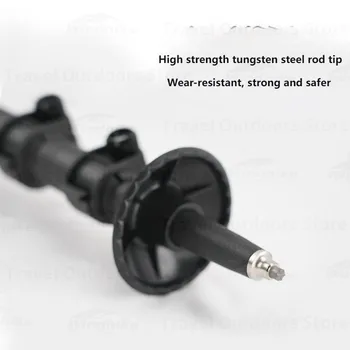 3F UL GEAR Ultralight Hiking 135cm Carbon Fiber/Aluminum Stick Walking Stick Length Adjustable Hiking Accessories - C1T1 5