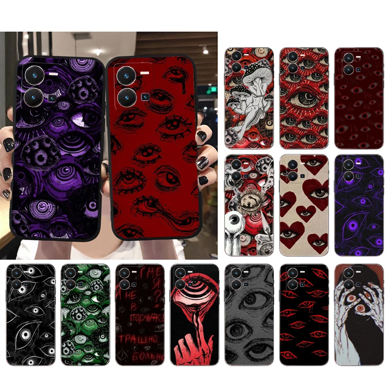 

Eye Art Phone Case For VIVO Y53S Y33S Y01 Y11S Y31 Y21 Y70 Y21S Y72 Y35 V27E V23E V21 V23 Pro V21E