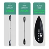 2 Sections Kayak Paddle Accessory Inflatable Stand Up Paddle Surf ABS Double Blade Fiberglass Shaft for Boats Kayaks Tool 3