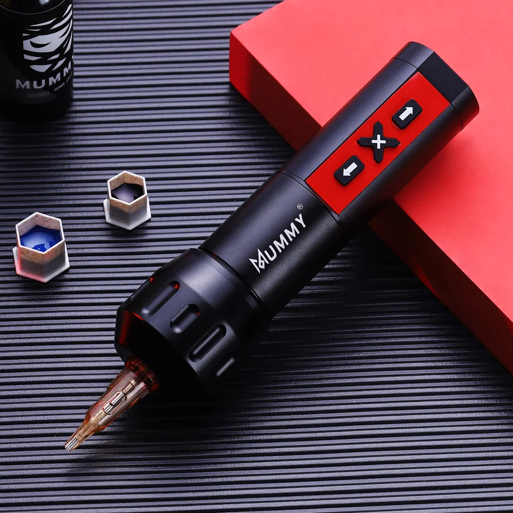 Tattoo Pen Wireless Tattoo Machine LED Digital Display Mummy 2200mah Battery Tattoo Pen Powerful Rotary Motor For Liner And Shader