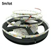 12V 5V LED Strip Light Tape S Shape 2835 60LED/m 5M Flexible Warm White LED Light Strip 12V 5V For Room Bedroom TV Backlight 2