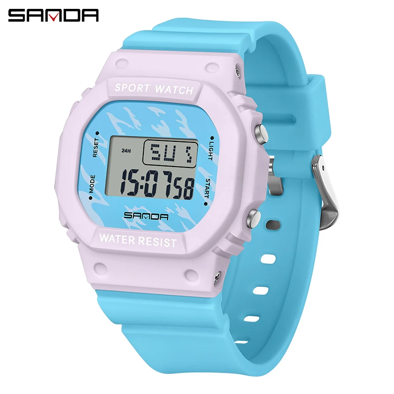 Elegant Digital Luxury Watch - Stylish Unisex Sports Chronograph Wristwatch
