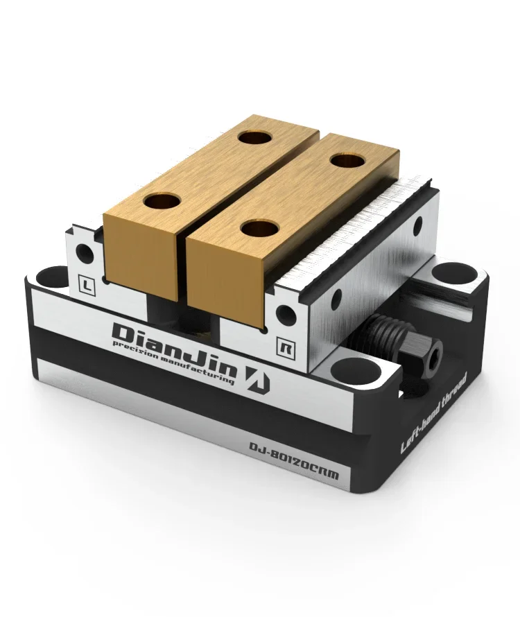

Quatro-Cinco-Axis Fixture Self-Centering Vise, positivo e negativo, fixação rápida, 2-8 polegadas,for DJ-6080H