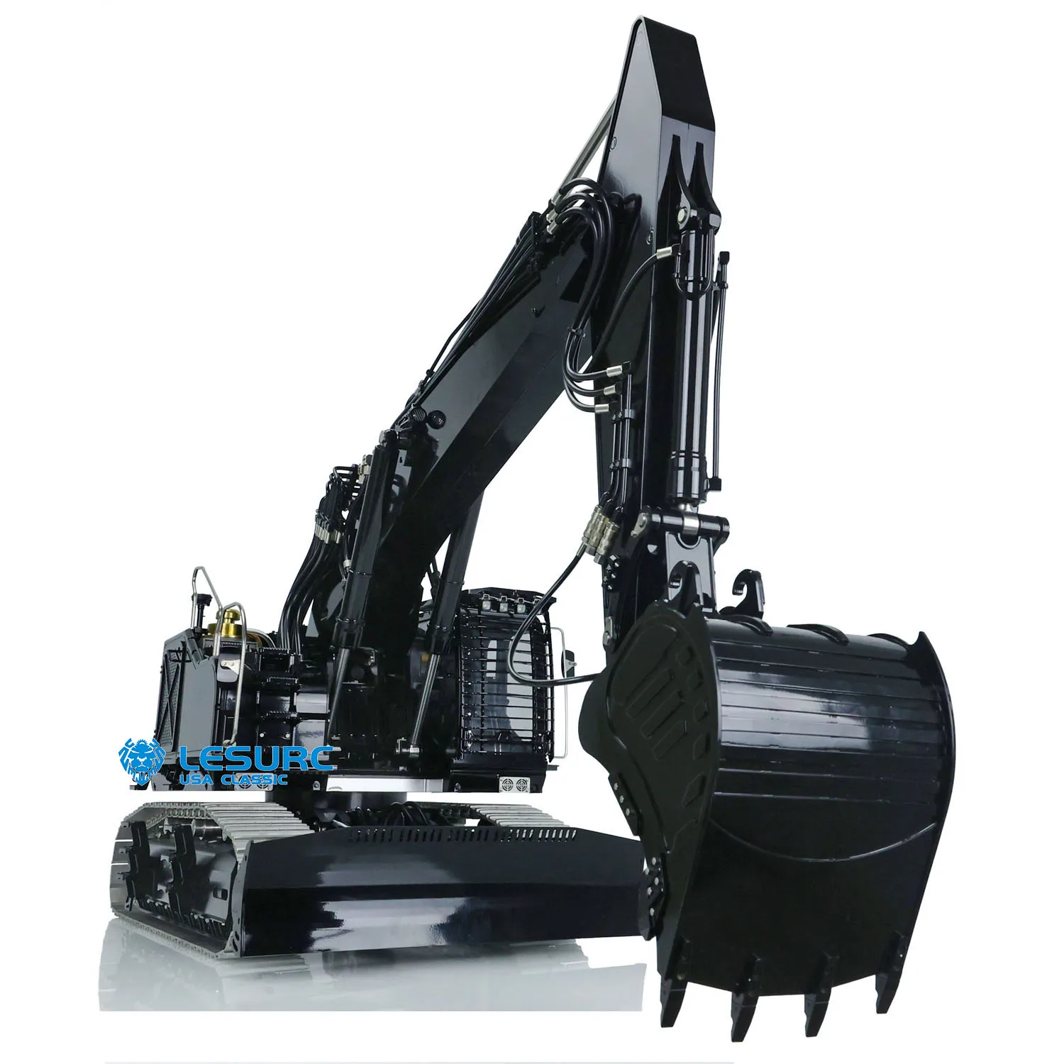 Koparka RC hydrauliczny LESU Aoue ET35 1/14 Metal zmontowany sterowanie radiowe koparka ciężkie zabawki RC ciężka maszyna 6 Koparka RC hydrauliczny LESU Aoue ET35 1/14 Metal zmontowany sterowanie radiowe koparka ciężkie zabawki RC ciężka maszyna - Image 6