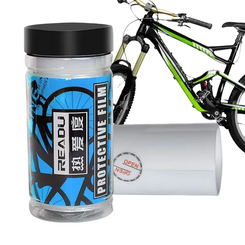 

New Bike Frame Protection Stickers Tape Transparent Bicycle Frame Protector Clear Wear Guard Adhesive Tape Protectors Film Cover