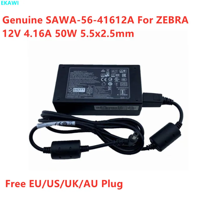 Genuine SAWA 56 41612A 12V 4.16A 50W PWR BGA12V50W0WW AC Adapter For ...