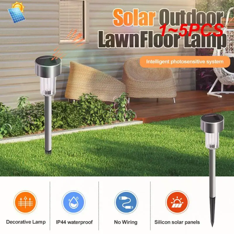 

1~5PCS 12Pack Solar Garden Light Outdoor Solar Powered Lamp Lanter Waterproof Landscape Lighting For Pathway Patio Yard Lawn