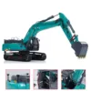 In Stock 1/14 LESU SK500 RC Hydraulic Excavator Remote Control Metal Earth Digger Painted Assembled Light System Model Gift 3