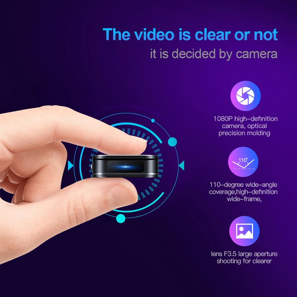 Mini Audio and Video Voice Recorder Synchronous Conference Recording Pen Ai Smart HD Noise Reduction U Disk Recording Pen