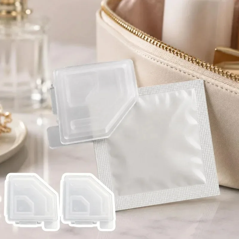 20/1PCS 화장품 샘플 씰링 클립 휴대용 누출 방지 화장품 보관 주최자 플라스틱 클램프 가정용 스낵 가방 클램프